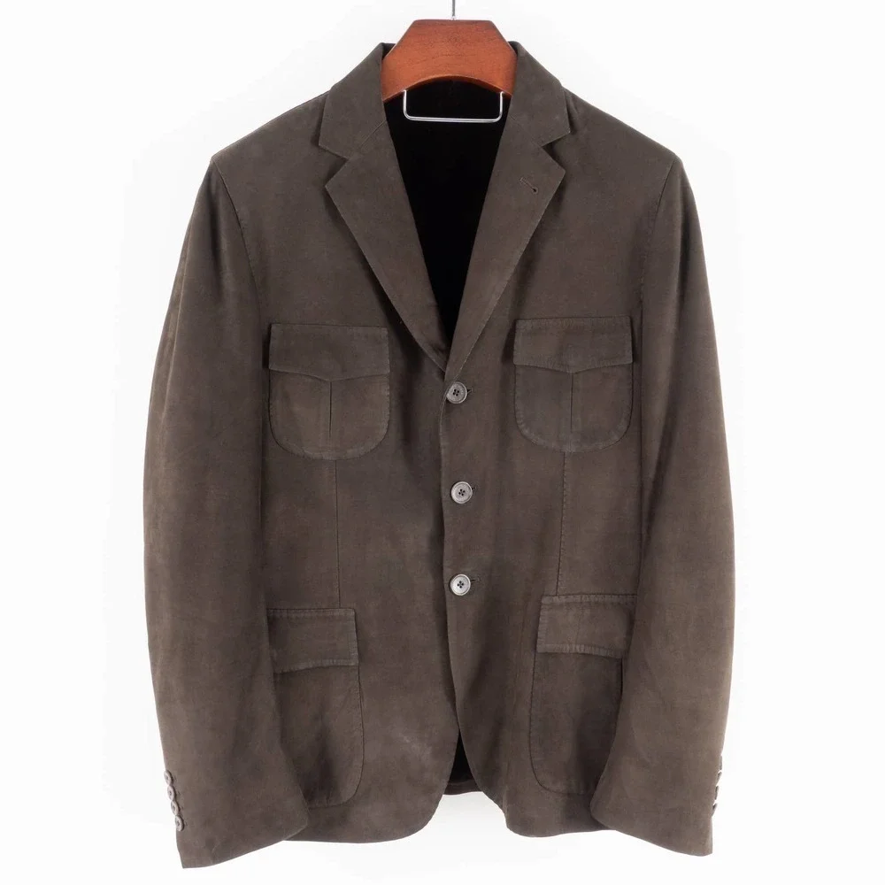 Rare Handmade Loro Piana Calfskin Mink Fur Jacket Men's 50 (Medium)